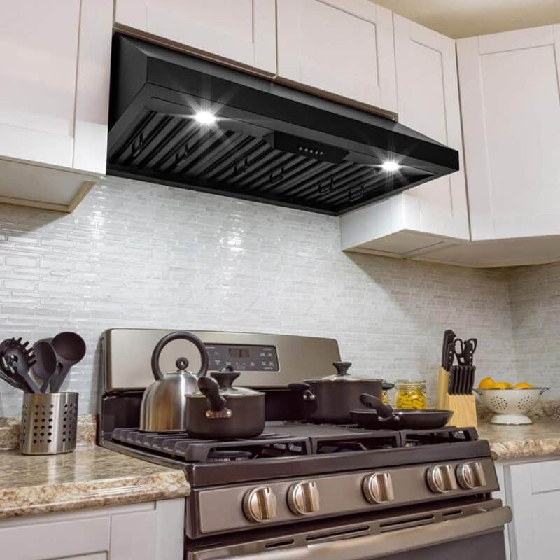 Top 17 Quietest Range Hood - Essential Buying Guides For Users 7 8c black stainless steel renge Hood 1024x1024 1