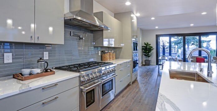 Top 17 Quietest Range Hood - Essential Buying Guides For Users 9 Wall Mount Range Hood in Modern Kitchen