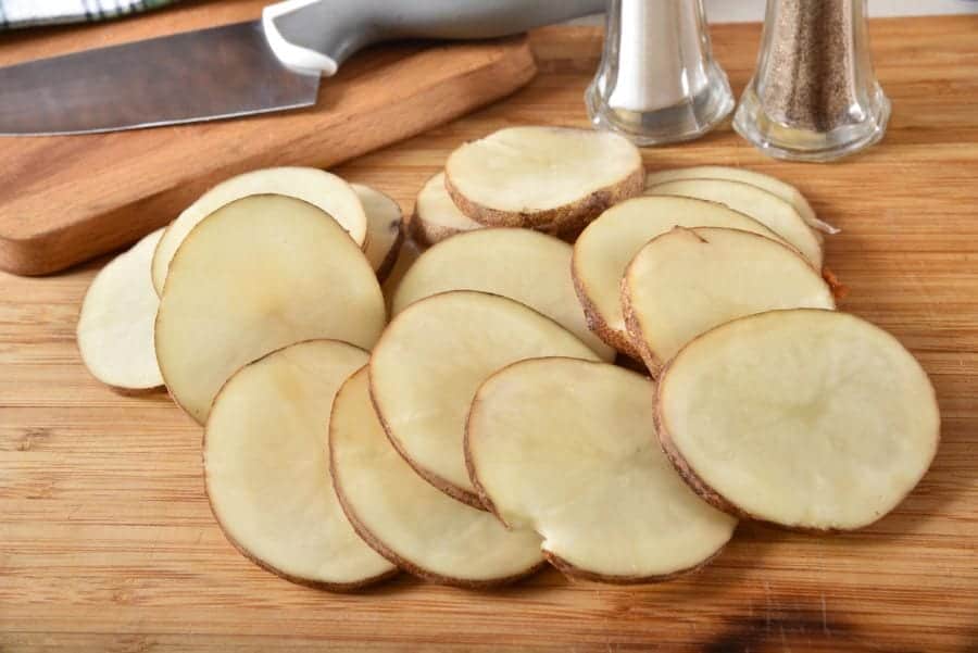 food processor slice potatoes