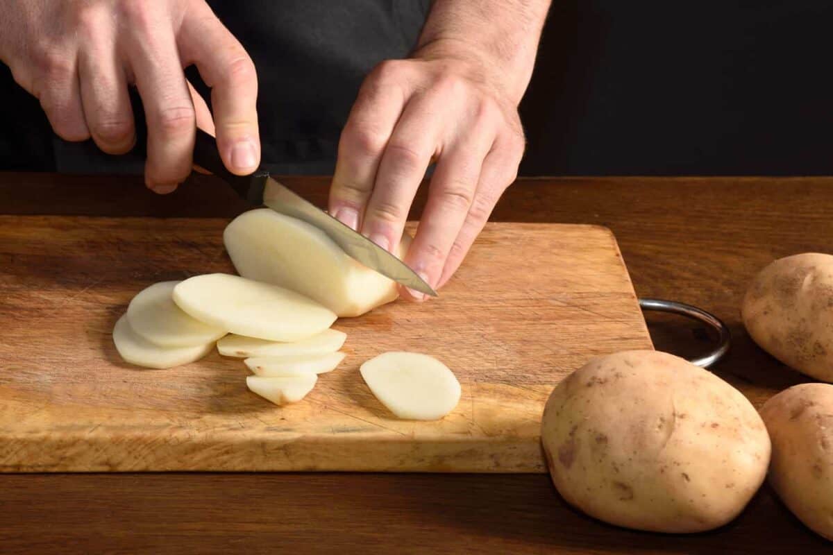 food processor slice potatoes