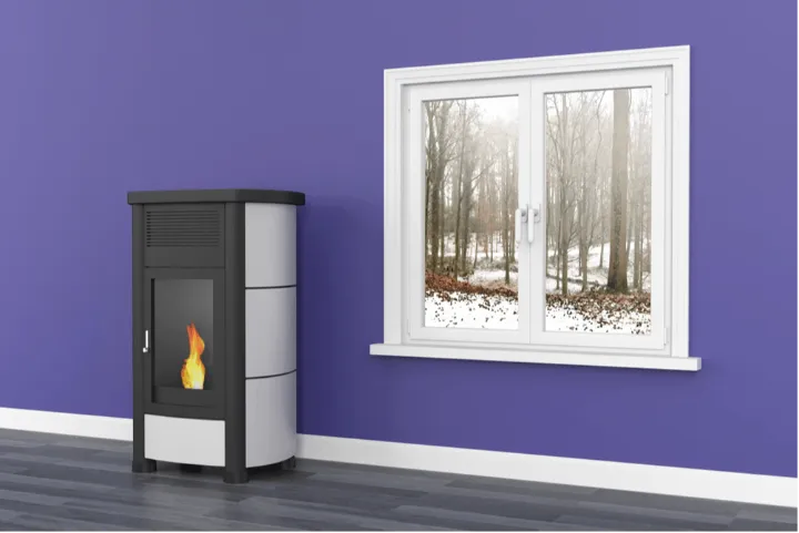 Window Mount Pellet Stove Review - Perfect For Keeping Warm This Winter! 4 window mount pellet stove
