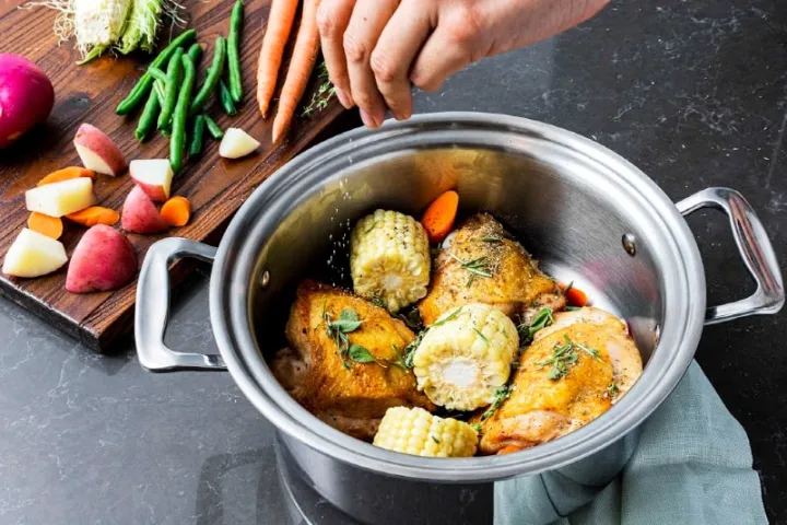 Stock Pot Made In USA: Stainless Steel Construction For Lasting Quality 6 stock pot made in USA