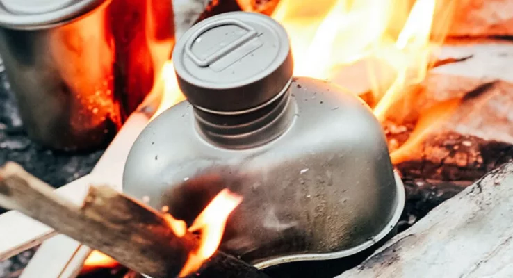 Homepage 22 Stainless Steel Canteen Made in USA